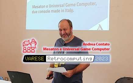 Andrea Contato, Mesaton, Universal Game Computer, Cabel Electronic, Signetics Philips, Italian game consoles from the 70s, cover