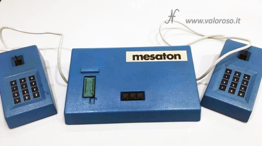 Mesaton, Mesa Due Spa, 70s Italian game console, Philips Signetics chip