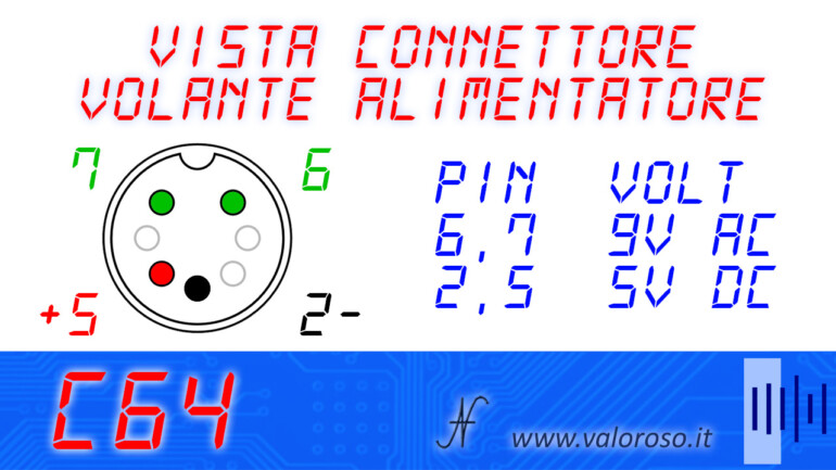 C64 Power Supply Pinout