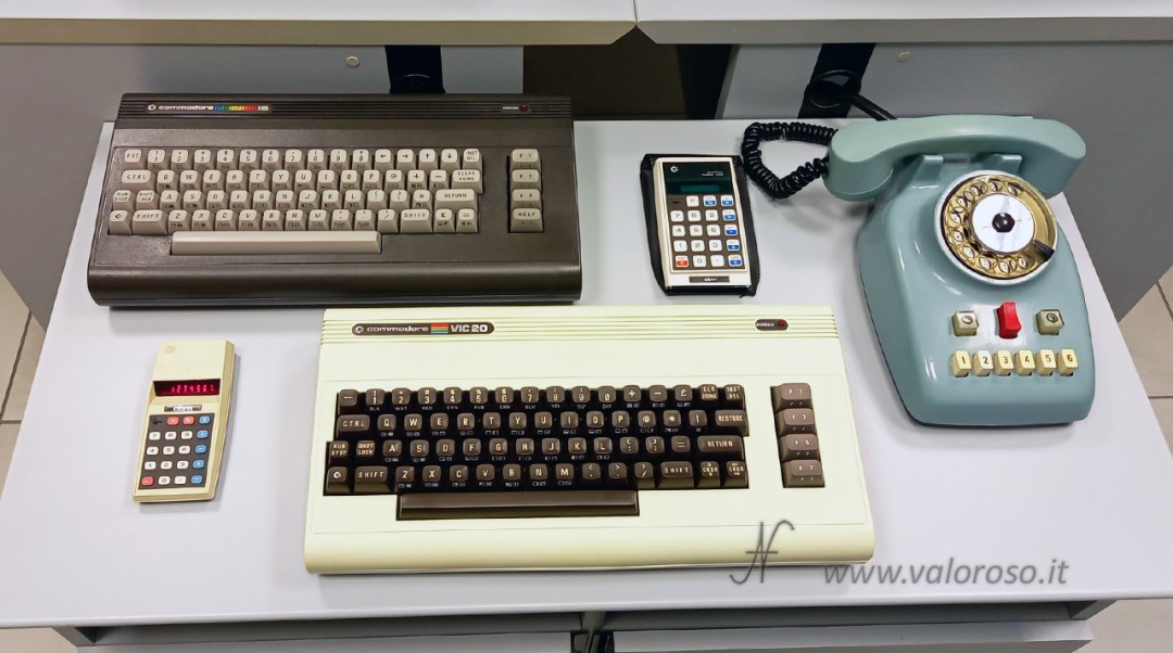 CBM 776M, GL-989R, Commodore 16, Commodore Vic20, Safnat Milano telephone, Commodore Business Machines, thematic path