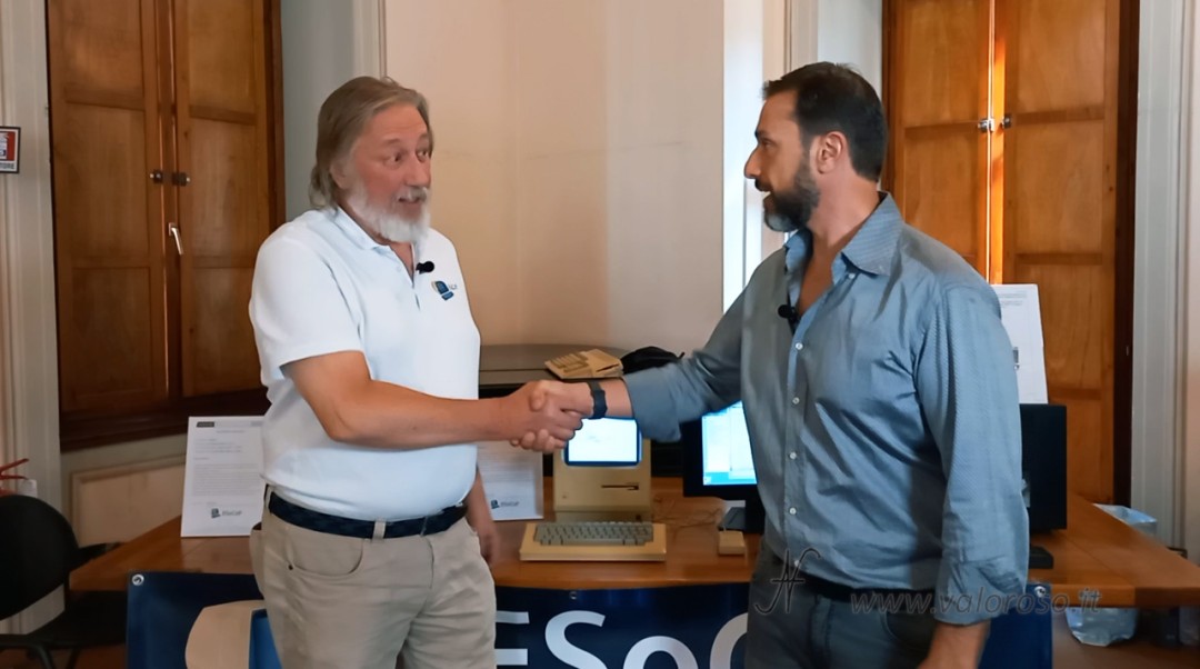 Sergio Gervasini, ESoCoP, ValorosoIT, interview at Varese Retrocomputing 2024 in Villa Truffini in Tradate