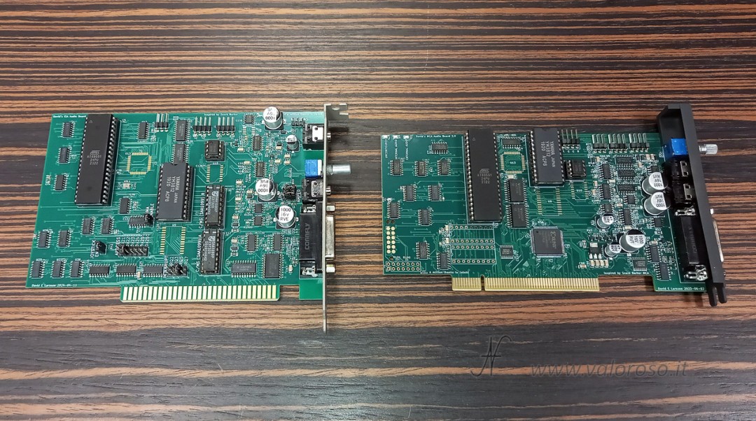 Sound Blaster Clone by David E Larsson, 8-bit 16-bit ISA, MCA Micro Channel IBM