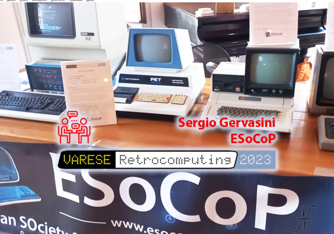 Varese Retrocomputing 2023, intervista 3, copertina articolo, Altair 8800, Commodore PET 2001, Apple II, Radio Shack TRS-80