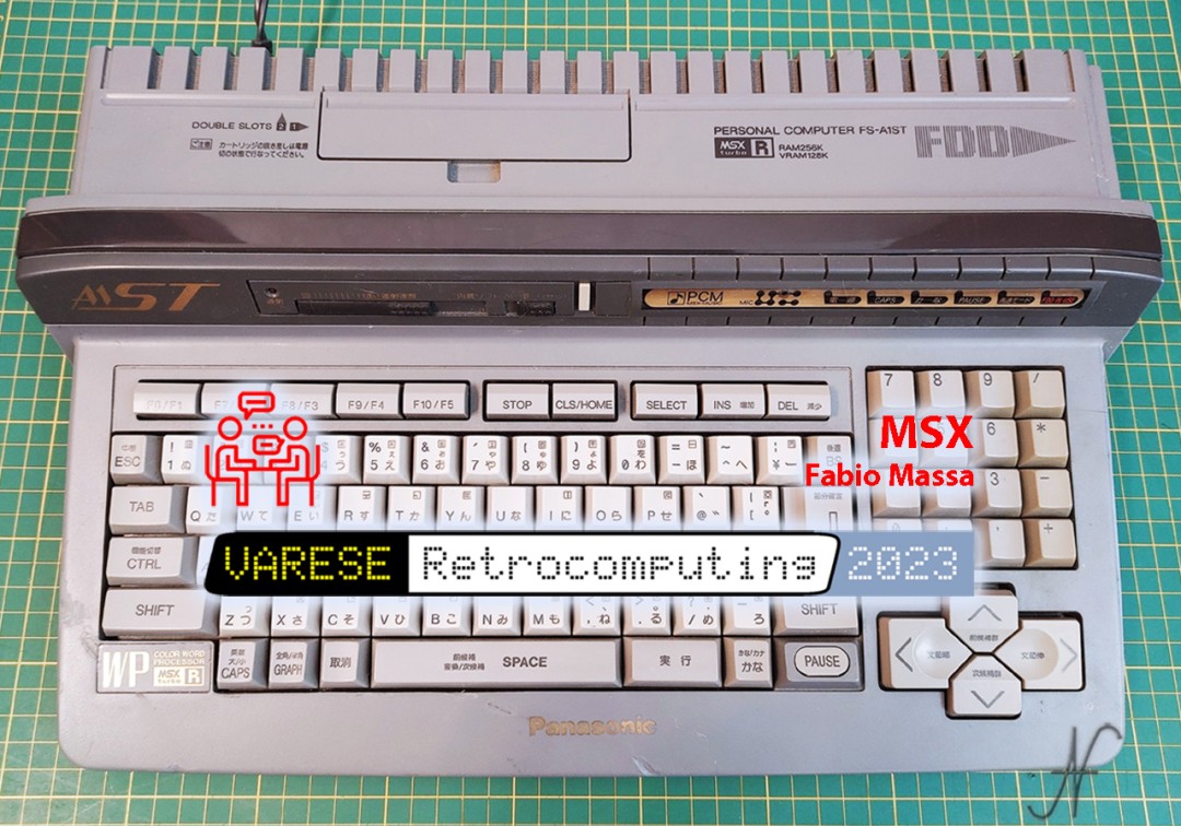 Varese Retrocomputing 2023, interview 9, MSX, article cover, Fabio Massa