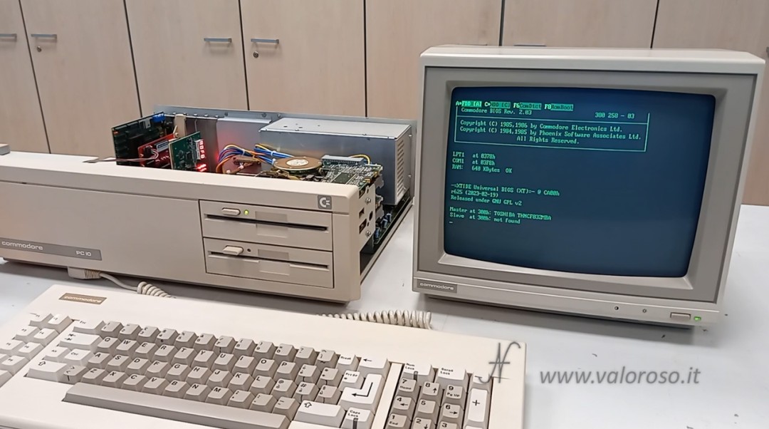 XT CF LITE v4.1, XTIDE XTCF, BIOS boot from A, boot from diskette